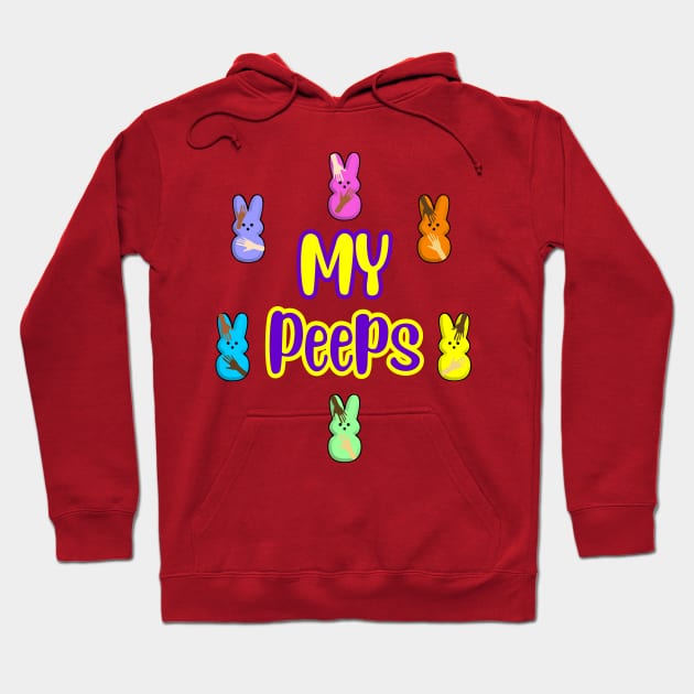 My Peeps Easter T-Shirt, cute bunnies Hoodie by SidneyTees